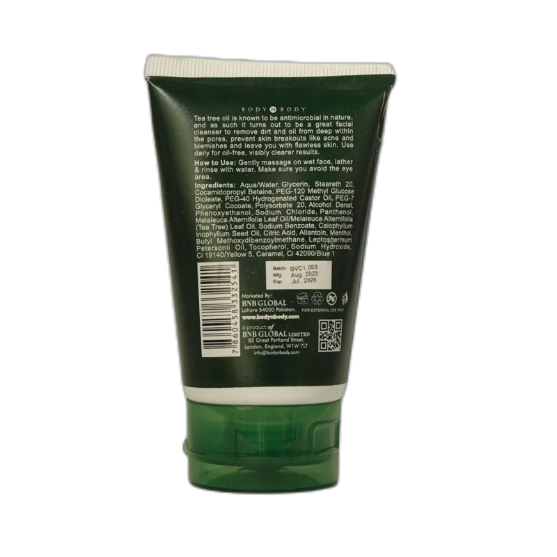 BNB Acne Tea Tree Face Wash - Image 2