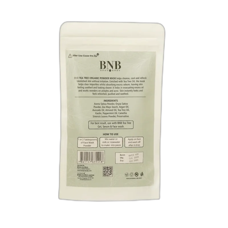 BNB Tea Tree Acne Mask - Image 2