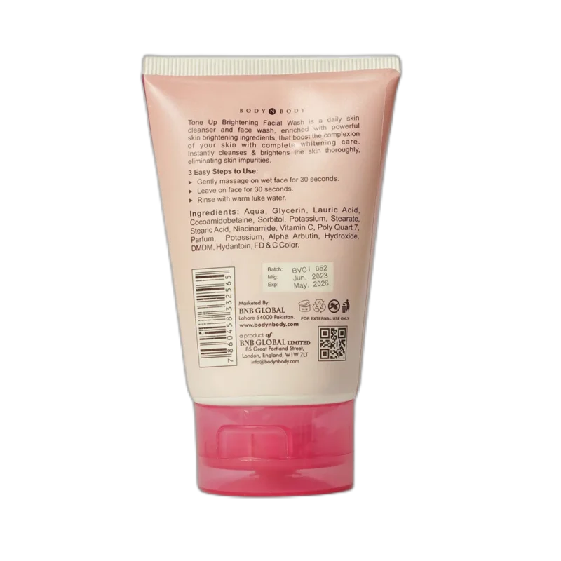 BNB Tone Up Facial Wash - Image 2