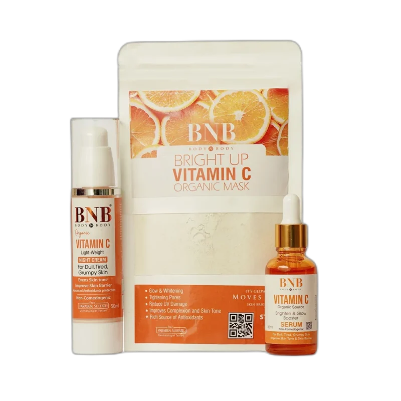 BNB Vitamin C Bundle ( Serum+ Night Cream+ Mask )