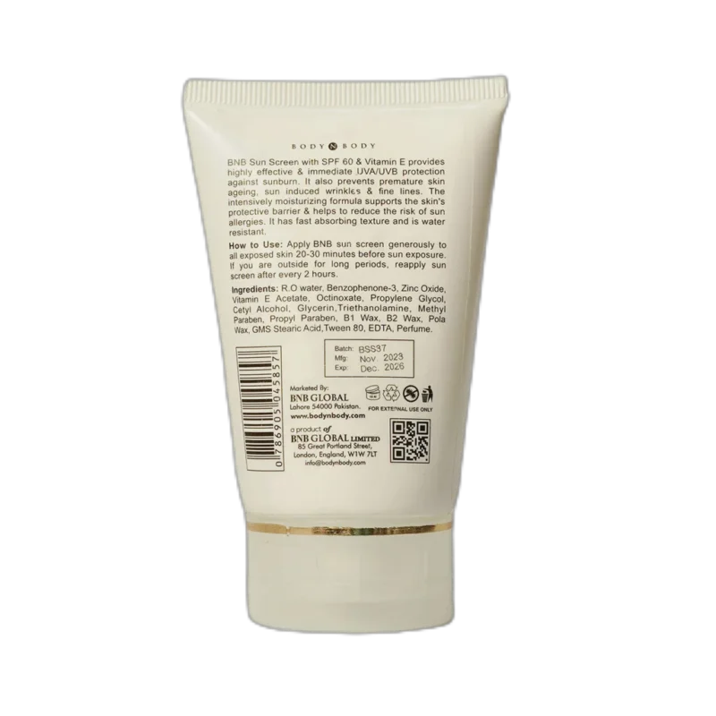 BNB Vitamin E Sun Screen (Spf 60) - Image 2