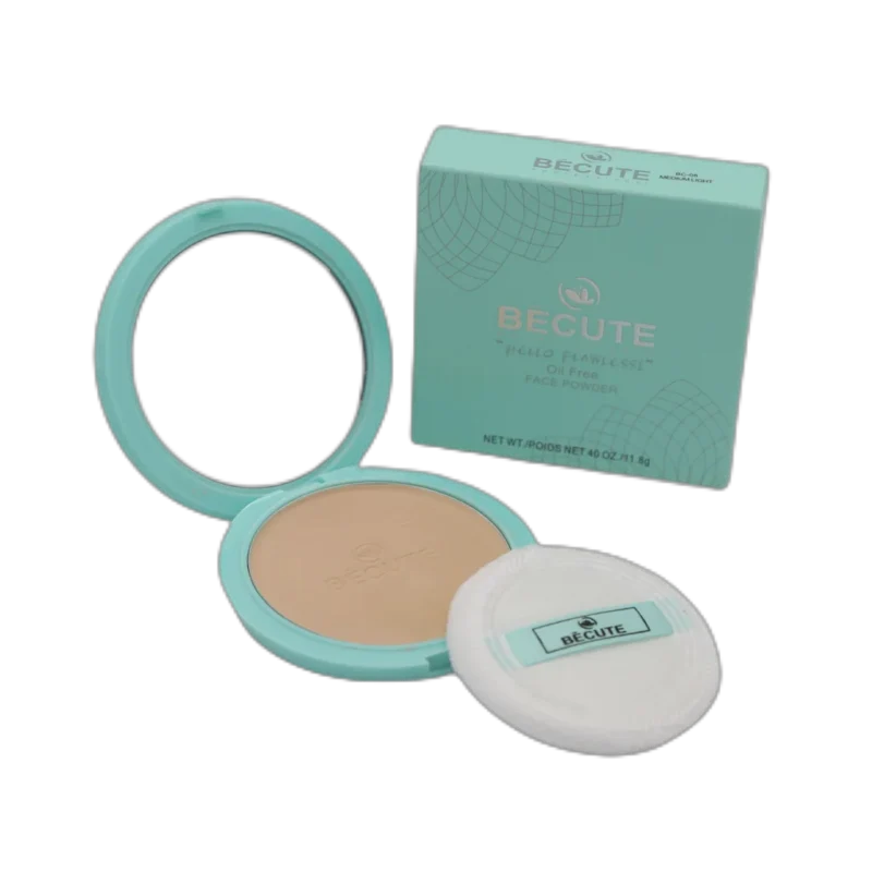 Becute Cosmetics Hello Flawless Face Powder #BC-01 Light Beige