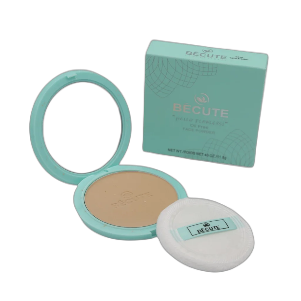 Becute Cosmetics Hello Flawless Face Powder #BC-10 Soft Beige