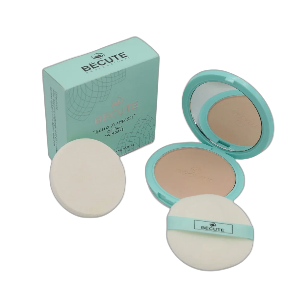 Becute Cosmetics Hello Flawless Twin Cake #BC-04 Natural